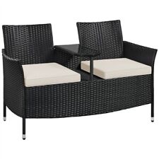 2-Sitzer Polyrattan Gartenbank