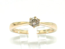 Solitär Brillant Ring 585