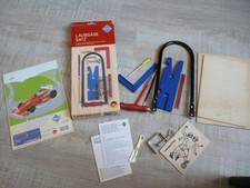 Laubsäge Set von PEBARO * incl. 2 zusätzlichen Holzplatten + Vorlage Rennwagen