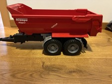 Bruder Krampe Tandem-Halfpipe-Kippanhänger Modellauto Spielzeugauto Kipper LKW