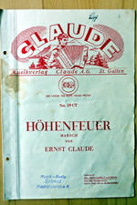 Höhenfeuer, Noten für