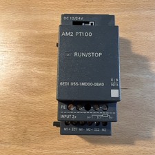 Siemens Logo 6ED1 055-1MD00-0BA0 Analog Input Modul AM2 PT100 wie NEU ohne OVP