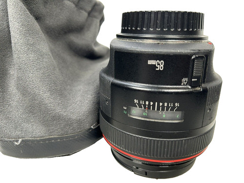 Canon lens 85mm - ef, f/1.2l