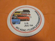 Bierdeckel ,  Erdinger , Int. ADAC - Flugplatzrennen Erding , 1984