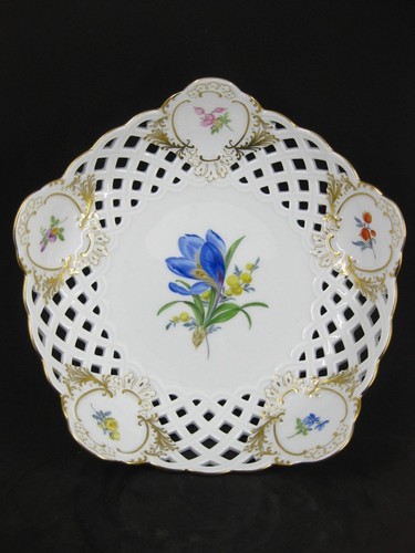 Meissen prunkteller blume - meissen,