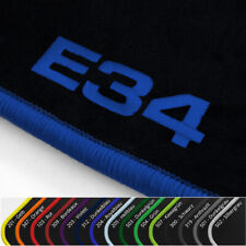 Velours Fußmatten schwarz