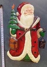 Windlicht Weihnachtsmann