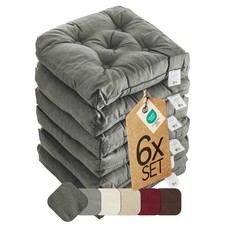 6er Set Sitzkissen Stuhlkissen