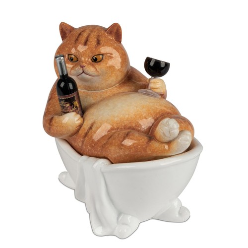 Dekofigur katze mit - dekofigur,