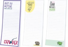 1 Magnet Notizblock Sprüche wütend Abstand Glück Kühlschrankmagnete Magnete