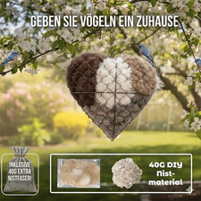 Vogelnistherz Nistmaterial