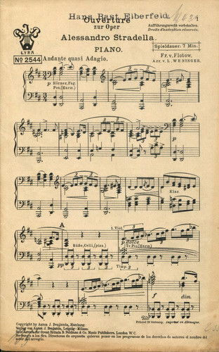 Ouverture zur oper alessandro - ouverture,