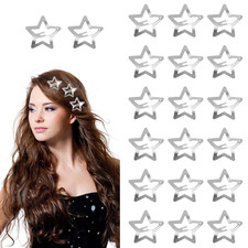 20st Metall Stern Haarspangen