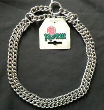 Kettenhalsband, Doppelkettenwürger, Zugstopphalsband 65cm