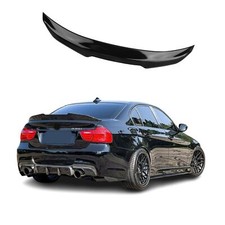 Heckspoiler passend für BMW E90, PSM Spoilerlippe  Abrisskante Glanz Schwarz