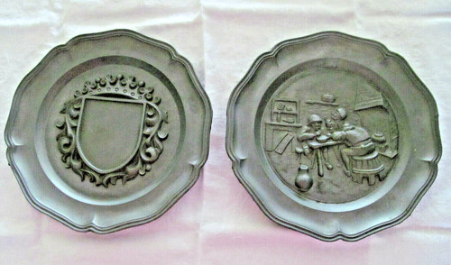 Wandteller set teilig zinn - 2-teilig,