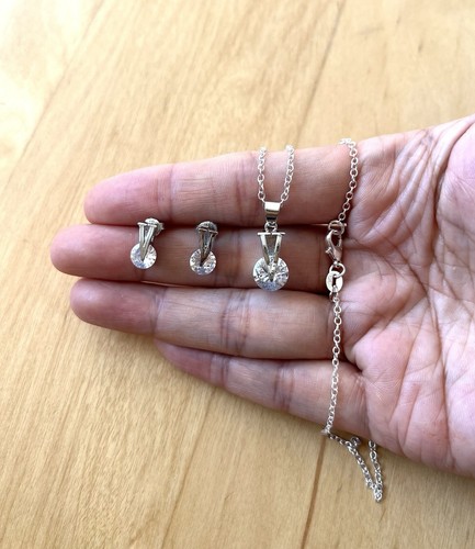 Schmuckset silber 925 weiß