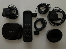 Logitech Harmony Hub + Elite Fernbedienung + 2 IR-Minisensoren