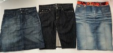 3 Jeansröcke, 2x 7 for all