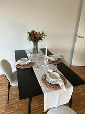 LEONIQUE High-quality dining table W160 cm x H76 cm x D90 cm