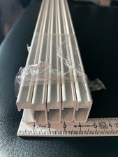 Bilderschiene Galerieschiene, Metall, weiß, SET = 5 x 2 m, neu