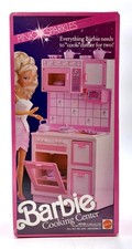 1990 Barbie Pink Sparkles Furniture Set Cooking Center Küche / Mattel 4777, NrfB
