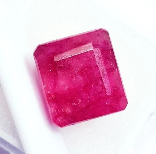 Quadrat schliff rot rubin 30 - rot, 9.30