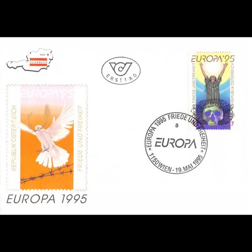 österreich fdc europa - -, 1995