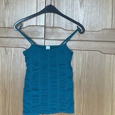 Tizi Trägertop Raffung grün