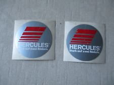2 Aufkleber Mofa Moped Fahrrad Hercules Stark auf zwei Rädern  Sticker