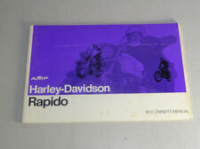 Betriebsanleitung Handbuch / Owner´s Manual Harley Davidson AMF Rapido 125 