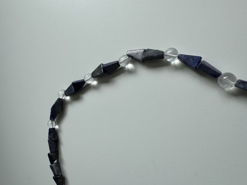 Halskette lapis lazuli - halskette,