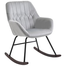 Homcom moderner schaukelsessel - moderner,