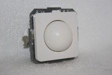 Berker Cliptec Druck Dreh Dimmer 2866 (20-500 VA) mit Abdeckung in polarweiß