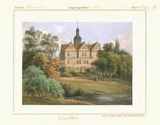 Demerthin Krs. Ost-Prignitz Original Farblithografie Duncker 1861 allgem. MB