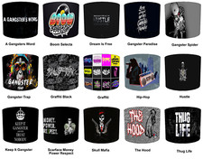 Street Style Beat Box Bling Da Bomb Hang Out Hood Keep It Movin Diss Lampenschirme