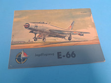 KRANICH  MODELLBOGEN JAGDFLUGZEUG E-66