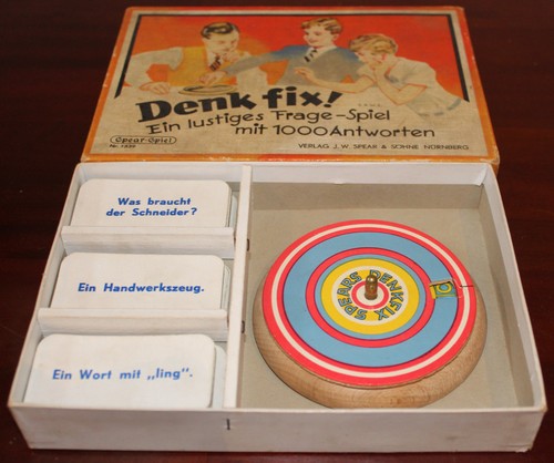 Fragespiel denk fix - fix,