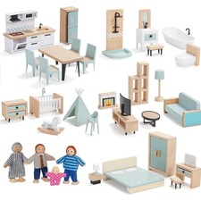 Holzpuppenhaus Möbel Set, 36