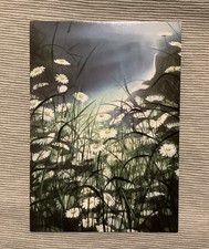 1 Kunst Postkarte, Blumenfeld