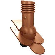 Entlüfterkamin DN125 für Biberschwanzziegel Doppeldeckung Dachlüfter Lüfter