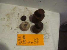 4alte Gewichte f Küchenwaage