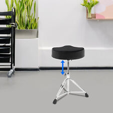 Verstellbarer Trommelhocker Sitz, Gepolsterter Trommelsitz Schlagzeug Hocker PU