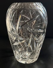 Kugelvase Kristallglas „Schleuderstern“ !! Rarität!! Top Zustand!