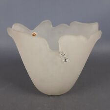 Vase Glas Opalglas Rosenthal