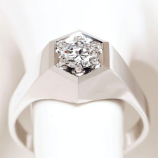 Brillantring Herren 18 Karat