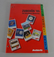 Prospekt / Broschüre Dethleffs Zubehör Wohnwagen / Wohnmobile Stand 1989
