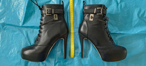 High heels plateau - high,