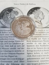 50 Dollar Cook Islands 500 Years of Amerika Vasco Nunez de Balboa PP/Proof