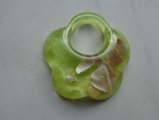 TUCHHALTER Schalhalter Halstuchhalter Schaldurchzieher Schalperle lindgrün